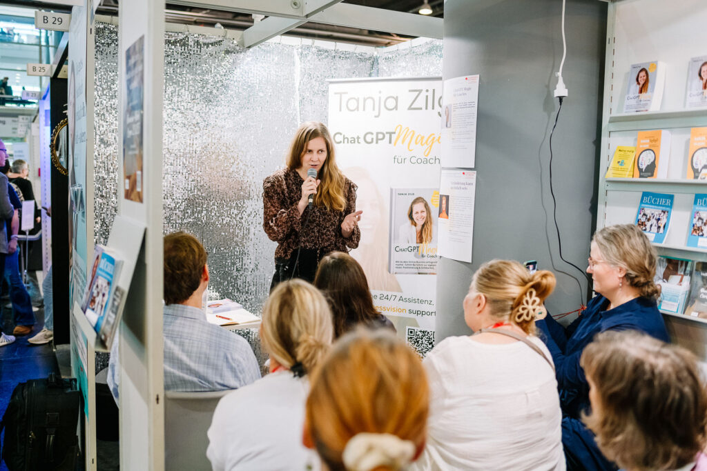Tanja Zilg an der Frankfurter Buchmesse
